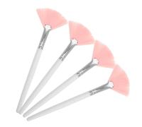 Beaupretty 4pièces Brosse Maquillage Éventail Pour Fond De Teint Et Outils De Premium De Brosse Pour Maquillage Parfait