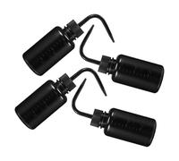 Beaupretty 4pièces Lot de Flacons Souples Vides pour Tatouage et Cils Rinçage Pratique Transparent Col Incurvé