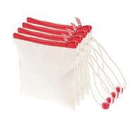 Beaupretty 4pièces Lot de Pochettes Toile à Fermeture Éclair pour Porte-Monnaie Mini-Sacs pour Femmes Et Petits Objets Sacs Artisanaux Zippés