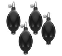 Beaupretty 4pièces Lot de Poires Latex pour Tensiomètre Manuel avec Valve de Décompression pour Gonflage et Remplacement