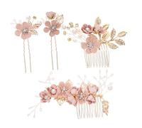 Beaupretty 4Pièces Mariage Fleurs Épingles à Élégantes et Délicates pour Accessoires Décoration pour Tenue de Mariage