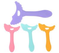 Beaupretty 4pièces Pochoirs Silicone Pour Eyeliner Outils De Maquillage Multifonction Pour Aide à Eyeliner Ombre à Paupières Et Mascara Accessoires De Beauté Idéaux Pour Débutants Et