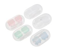 Beaupretty 5 Ensembles Étui à Lentilles de Contact Boîte de Rangement Étanche et Poussière Couleurs Mélangées pour Déplacements et Hygiène des Lentilles
