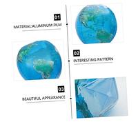Beaupretty 5 pièces Ballons Aluminium Forme Globe Terre Décoration Thème Voyage Fête