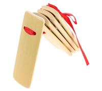 Beaupretty 5 Pièces Bamboo Kuaiban Clapper For Beginner Traditional Chinese Allegro Instrument Portable For Elementary Music Education And Stage Performance