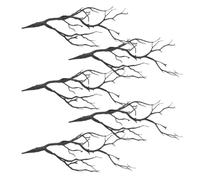 Beaupretty 5 Pièces Branches Décoratives Artificielles en Plastique Forme Bois de Gibier Noir pour Décoration Polyvalente de Mariage et Fête Charme Rustique et Élégance Artistique