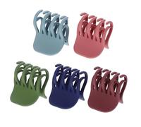 Beaupretty 5 Pièces Clips à Cheveux Mat Colorés Accessoires de Coiffure Pince à Cheveux Griffe pour Chignons et Updos
