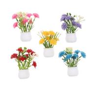 Beaupretty 5 Pièces Dollhouse Small Decorative Pots for Fairy Garden Micro Landscape and Table Centerpiece Display