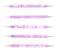 Beaupretty 5 Pièces Ensemble D'ongles Serrure De Porte Modifiée Outils D'art D'ongle Brassard De Couleur Accessoires De Modifications Accessoires Stylo Outils Plastique Violet,mauve