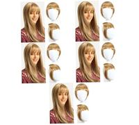 Beaupretty 5 Pièces frange en épingle à cheveux frange clip Fausse e réaliste pince à cheveux toppers de x naturels faux coup clip d'extension de x dans la e
