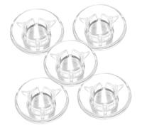 Beaupretty 5 pièces Lot de Embouts Pédale Effet Guitare Plastique Transparent Protection pour Footswitch Facile à Installer Accessoires Pratiques pour Guitare Électrique