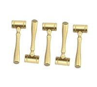 Beaupretty 5 pièces Marteau de Juge Bois pour Garçon Fille de Éducatif Créatif pour Coordination Œil Main pour Jeux de Rôle Enchères