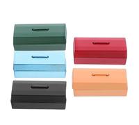 Beaupretty 5 Pièces Miniature Toolbox for Dollhouse Compact Storage Box Realistic Mini Tool Chest Mini Dollhouse Accessories for Scene Decoration
