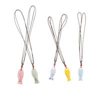 Beaupretty 5 Pièces Sifflets en Céramique de Poisson, Légers et Sûrs pour Garçon et Filles, Accessoires Faits Main avec Son Agréable, pour Divertissement Enfantin et Événements de Groupe