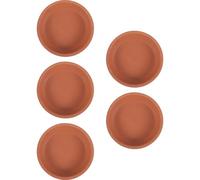Beaupretty 5 Pièces Soucoupes pour Plantes en Poterie Réutilisables, Plateau D'arrosage Rond pour Décoration Intérieure, Protège Sols et Évite la Pollution