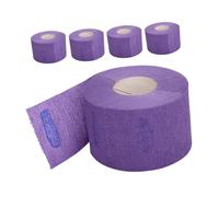 Beaupretty 5 Rouleaux Papier de Protection Cou Jetable pour Salon Bande Adhésive Extensible Anti-chute Cheveux Accessoire Coiffure Pratique pour Coupe et Teinture