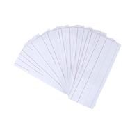 Beaupretty 50 pièces Cartes Alphabet Blanches Bandes de Phrases Réutilisables pour Enseignement Scolaire Papier Épais avec Lignes Tracées Aide Pédagogique pour et Apprentissage