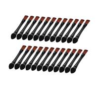 Beaupretty 50 Pièces Dual Ended Angled Makeup Brush For Travel Precise Blade Angled Brow And Eyeshadow Applicator Portable Tool For Wild Brow Shaping And Smooth Eye Shadow Blending