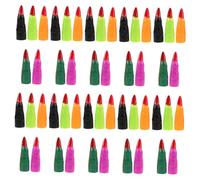 Beaupretty 50 Pièces Halloween Witch Plastic Fake Nails Lightweight Comfortable for Parties Role Play Festivals
