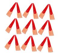 Beaupretty 50 Pièces Simulation Finger Props with Claws Reusable Fake Fingers for Halloween Cosplay Costume Performances and Spooky Party Decorations