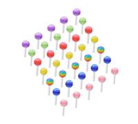 Beaupretty 50Pcs Accessoires D'Art D'Ongle Charmes De Résine Mini Bonbons Embellissements D'Album Flatback Bonbons Charmes Charmes D'Ongles Gommeux Sucette Ongles Gemmes Nail Art