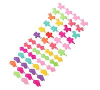 Beaupretty 50pcs Épingles à Cheveux Cartoon en Plastique Légères et Solides, Accessoires Cheveux Mignons pour Filles Bébé, Usage Quotidien et Cosplay Couleur Aléatoire