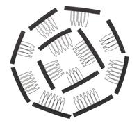 Beaupretty 50pièces Peigne Filet à Cheveux Avec Attache-perruque Portable Peigne Couvre-perruque Respirant Accessoire Pour Cheveux Et Outil Emboîtement Pour Locks