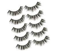 Beaupretty 5paires Lot Faux Cils Naturels Cils Croisés Longs Et Denses Réutilisables Pour Maquillage Des Yeux