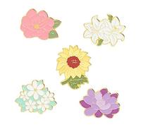 Beaupretty 5Pcs Broches Fleurs et Épingles à Poitrine Élégantes en Bijoux Délicats pour Femmes Accessoires de Mode Rétro pour Chemises et Jupes