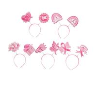 Beaupretty 5pièces Bandeau De Sensibilisation Au Cancer Sein s Bandeaux Pour Femmes Accessoires De Décoration De Fête Photographie