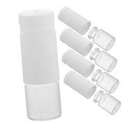 Beaupretty 5pièces Bouteilles Cosmétiques Rechargeables à Double Compartiment Pour Séparation Eau Huile Contenants De Voyage Pour Lotion Sérums Et Huiles Essentielles