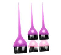 Beaupretty 5pièces Lot De Peignes De Teinture Capillaire Pour Coiffure Peignes Colorés Avec Extrémité Pointue Et Pinceau Usage Domestique Et Salon