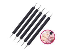 Beaupretty 5pièces Lot De Stylets à Double Embout Outil De Pointillage Pour Peinture Sculpture Convient à Aquarelle Acrylique Pâte Polymère