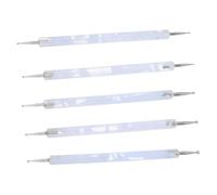 Beaupretty 5pièces Outils De Design Pour Ongles Ensemble De Stylos à Points Double Extrémité Pour Art Et Décoration Des Ongles Outils De Poinçonnage Pour Diy Nail Art Et Embossage