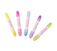 Beaupretty 5pièces Stylo Correcteur De Vernis à Ongles Outils De Nail Art Pour Utilisation Professionnelle Domicile Rouge Jaune Bleu Sans Liquide