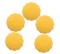 Beaupretty 5pièces Tubes De à Recharges Sphériques Pour Lip Gloss Contenants Plastique De Jaune