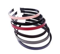 Beaupretty 6 pièces Bandeaux Cheveux PU pour Femmes et Filles Accessoires Coiffure Simples et Durables Cerceaux Mode Confortables Coloris Assortis Aléatoires Couleur Couleur Aléatoire