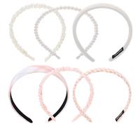 Beaupretty 6 Pièces bandeaux pour femmes bandeau de fête groupe bandes bandeau anti-transpiration hair band accessoires de cheveux pour femmes accessoires pour cheveux Plastique