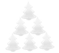 Beaupretty 6 Pièces Boîte à Transparente de Noël de Décorations Festives Réutilisables pour Remplir de Douceurs et Votre Arbre de Noël