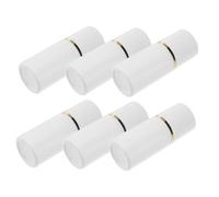Beaupretty 6 pièces Bouteilles de Médecine Cosmétique avec Éponge Blanches Flacons Pratiques pour Voyage Reutilisables et Multifonctionnels