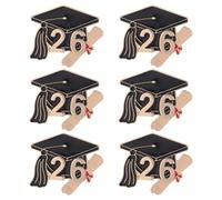 Beaupretty 6 Pièces Broche Élégante de Remise de Diplôme 2026 en Alliage de Zinc, Accessoire Polyvalent pour Enseignants et Étudiants, Souvenir Scolaire et Cadeau de Fête