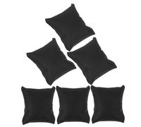 Beaupretty 6 pièces Coussins Dexposition PU pour Montres et Bracelets Lot de Petits Oreillers Souples Rayures pour Bijoux Présentoir Pratique pour Boutiques et Collections