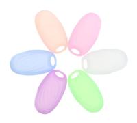 Beaupretty 6 Pièces Couvre Têtes de Brosse à Dents Silicone Alimentaire Étuis de Voyage Pratiques pour Vos Brossettes la Poussière Bactéries