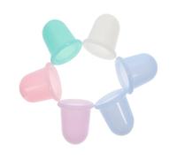 Beaupretty 6 pièces Cupping Therapy Silicone Vacuum Cups Set Body Care Massage Device For Blood Flow And Meridian Activation Portable And Easy To Use At Home