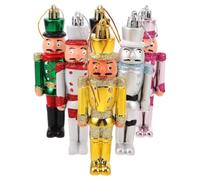 Beaupretty 6 Pièces Figurine de Soldat Casse-Noisette Miniature,