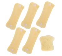 Beaupretty 6 Pièces Fleece No Heat Hair Curlers Portable Sleep Rollers Flexible And Gentle Hair Styling Tools For Damage Waves