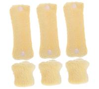 Beaupretty 6 Pièces Fleece Sleep Hair Curlers No Heat Flexible Soft Hair Styling Tools For Damage Waves