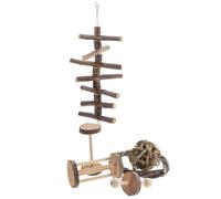 Beaupretty 6 pièces Jouets à Mâcher pour Petits Animaux Lapin et Hamster Ennui Naturel pour Soins Dentaires des Cochons et Rongeurs