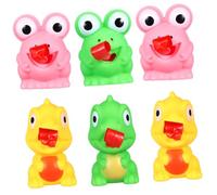 Beaupretty 6 pièces Jouets Stress Animaux Squeeze TPR Colorés Dinosaurs et à Langue Sortante Jouets de Décompression pour Adultes Couleur Aléatoire Couleur Aléatoire