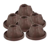 Beaupretty 6 pièces Kit Éducatif DIY avec Socle d’Origine Magmatique Modèle Éducatif Plastique Accessoire Manuel pour Projets Scolaires et Expérience d’Éruption